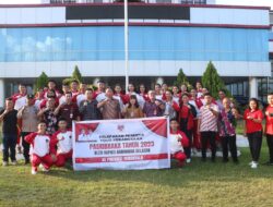Pelepasan Rombongan Tour Kebangsaan Anggota Paskibraka Tahun 2023 oleh Bupati Minahasa Selatan