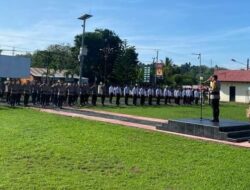 Kapolres Minsel Tekankan Netralitas Personel Polri dan Berikan Penghargaan pada Apel Bulanan