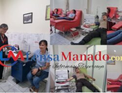 Polres Minsel Gelar Donor Darah Untuk Kemanusiaan