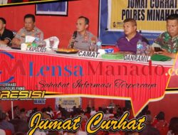 Jumat Curhat di Desa Paslaten Kakas, Kapolres Minahasa Dengarkan Aspirasi Masyarakat