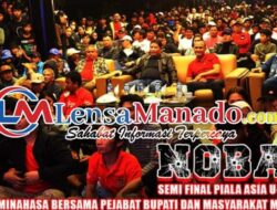 Dukung TimNas Indonesia U-23, Polres Minahasa dan Polsek Jajaran, Nobar Semi Final AFC 2024