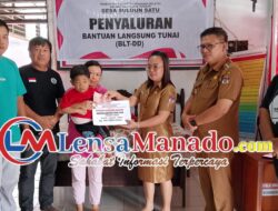 Salurkan BLT-DD Tahap I Tahun 2024 di Desa Suluun Satu, Kumtua Afnia Runtuwene Ingatkan Hal Ini Kepada 21 KPM