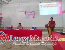 Pemdes Pinapalangkow Sukses Gelar EPDesKel, Tangkulung Laporkan Keadaan Desa