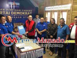 Optimis Bertarung di Pilkada Minut 2024, MJP Daftar Balon Bupati Minahasa Utara