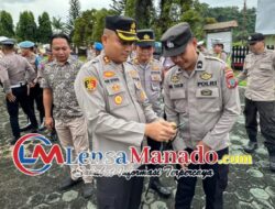 Antisipasi Judi Online, Kapolres Minsel Sidak Ponsel Anggota