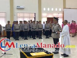 Kapolres AKBP Arianto Salkery Pimpin Sertijab Wakapolres Minsel