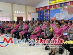 Bersama Istri, Kapolres Minsel Tatap Muka Dengan Personel dan Bhayangkari