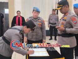Momentum Perubahan: Upacara Sertijab dan Pelantikan Pejabat Polri di Polres Minsel