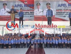 Apel KORPRI dan Kebangsaan ASN di Minsel: Bupati FDW Tegaskan Pentingnya Disiplin dan Efisiensi
