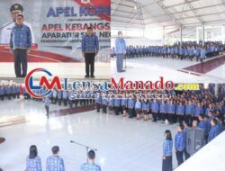 Latihan Baris Berbaris: Wabup Theodorus Kawatu Dorong Disiplin ASN