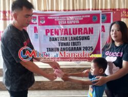 Meringankan Beban Keluarga, Dua KPM di Desa Kapoya Terima BLT-DD Untuk Bulan Agustus 2025