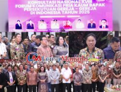 Bupati Minsel FDW Ikut Konsultasi Nasional FK-PKB PGI XVIII di Tomohon