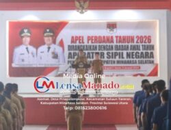 Apel Perdana ASN Minsel Tahun 2026, Bupati FDW: Kinerja Unggul Dimulai dari Komitmen