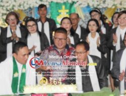 HUT ke-164 GMIM Immanuel Pinapalangkow: Momen Berkah dan Kebersamaan
