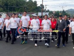Jalan Sehat Awali Rangkaian Kegiatan HUT Minsel ke-23
