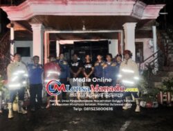 Kebakaran Mengancam Pusat Kesehatan Trinita, Tindakan Damkar Minsel Cepat Selamatkan Bangunan