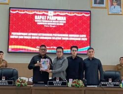 Wabup Minsel Hadiri Rapat Paripurna DPRD Penyampaian LKPJ Tahun Anggaran 2025