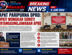 Rapat Paripurna DPRD: Bupati Wongkar Soroti Pertanggungjawaban APBD